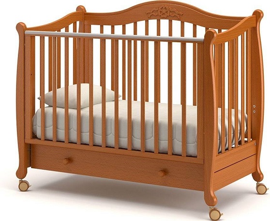 детская кроватка на колесиках
