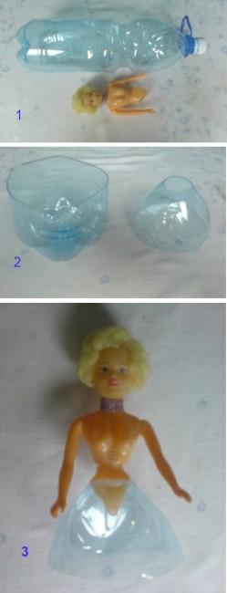 кукла из пластиковых бутылок