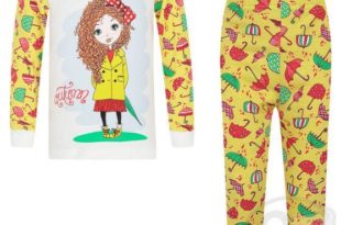 ночная пижама для девочки 7 лет
