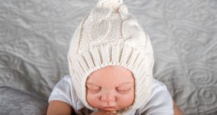 Размер вязаной шапочки для новорожденного
