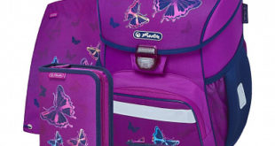 ортопедический рюкзак для девочки с бабочками